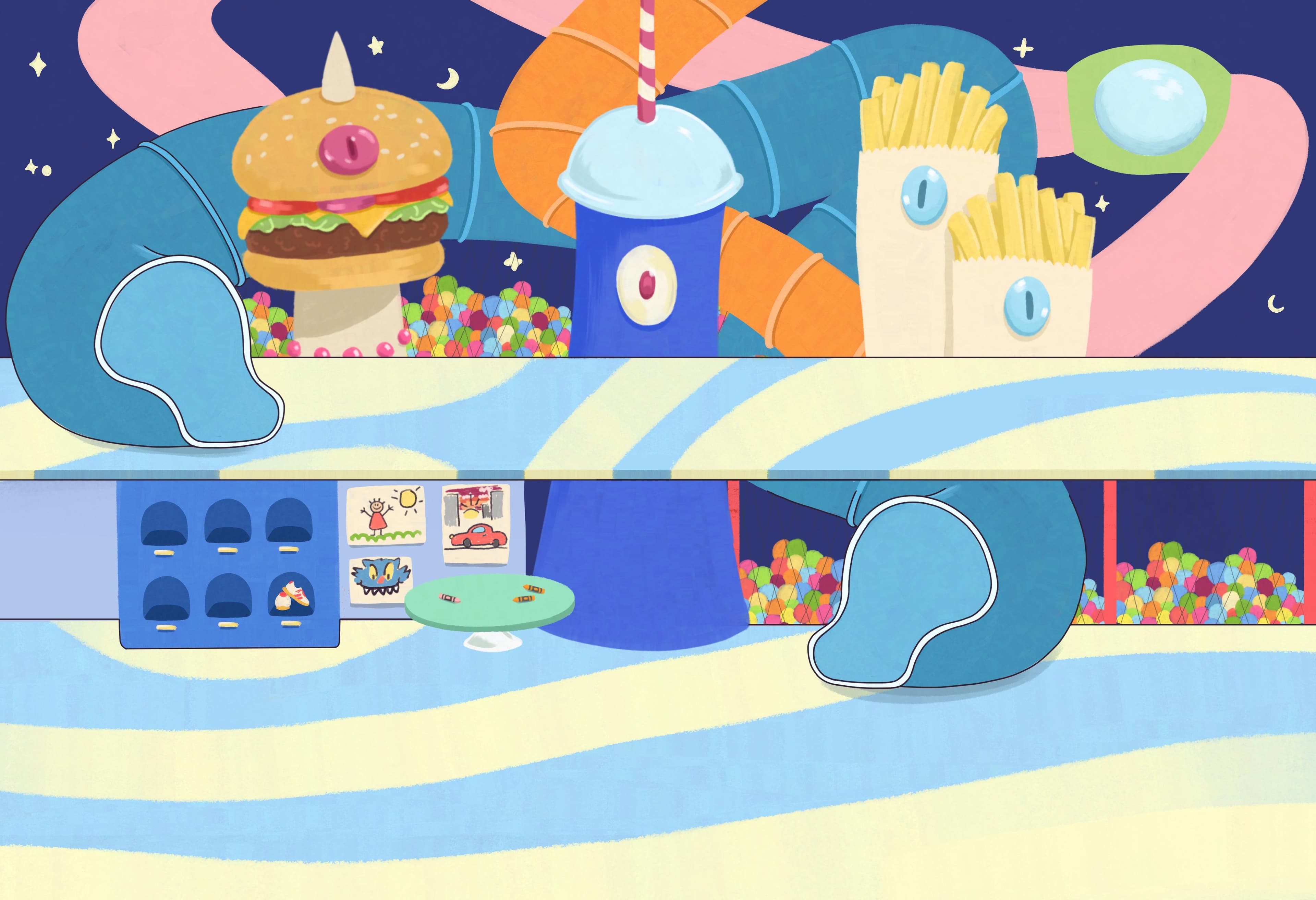 Game character concept art